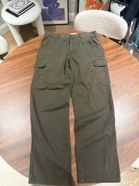 Avirex USA Original Air Equipment Olive Green Cargo Pants